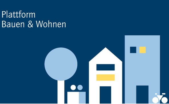 Key Visual des Projekts zeigt eine illustrierte Stadt